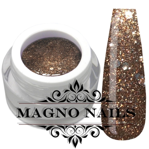 Dunkel Braun Glitzer Glitter Gel Pailetten Glitzer Herbst
