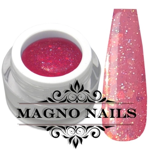 UV Gel - 1336 - Glitter Gel - Pink Aqua pink Glitzer Gel Glitzergel Nageldesign Nägel Nails Nagelstudio