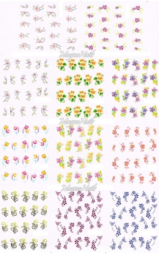 2D Nail Art Sticker