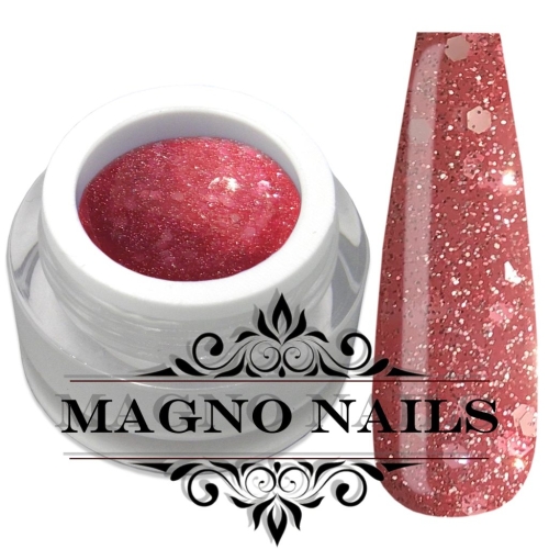 Rosa Glitzer Gel Glittergel mit Pailetten Mix Glitter