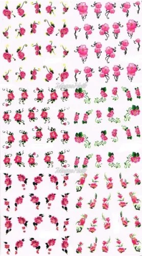 2D Nail Art Sticker