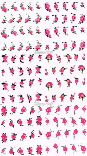2D Nail Art Sticker