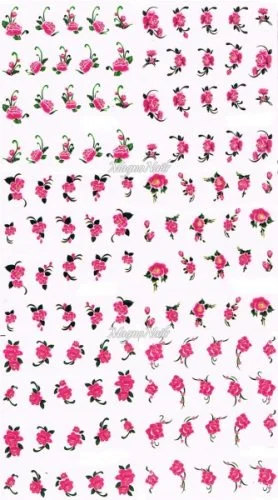 2D Nail Art Sticker