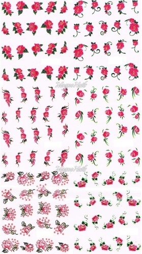 2D Nail Art Sticker