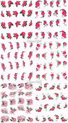 2D Nail Art Sticker