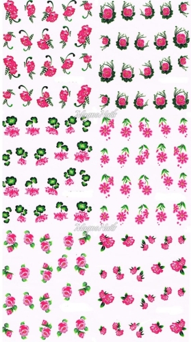 2D Nail Art Sticker
