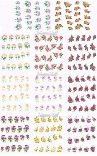 2D Nail Art Sticker