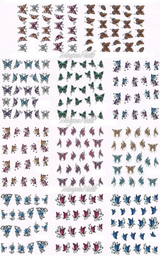 2D Nail Art Sticker