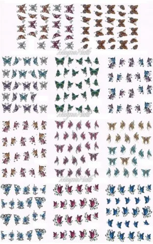 2D Nail Art Sticker