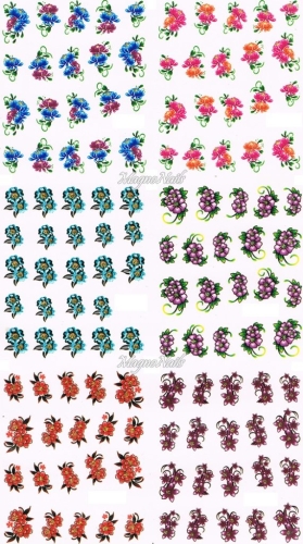 2D Nail Art Sticker