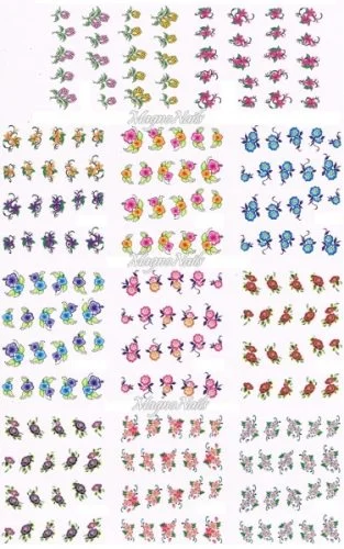 2D Nail Art Sticker