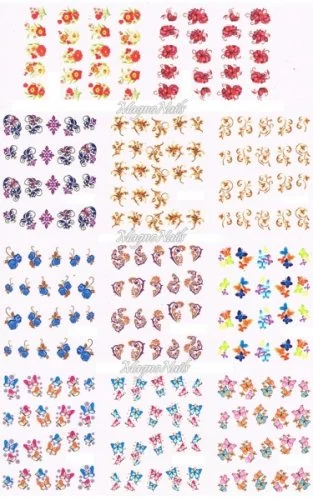2D Nail Art Sticker