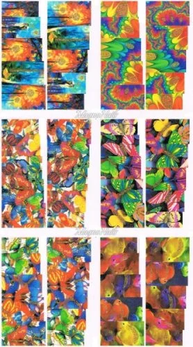 2D Nail Art Sticker
