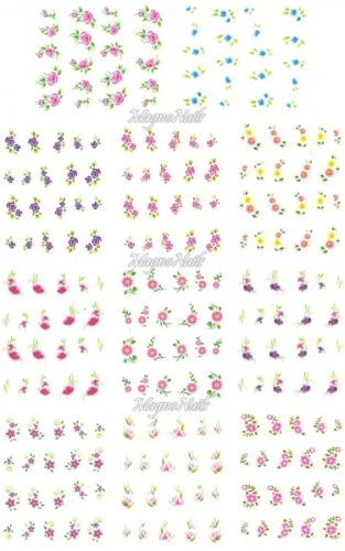2D Nail Art Sticker