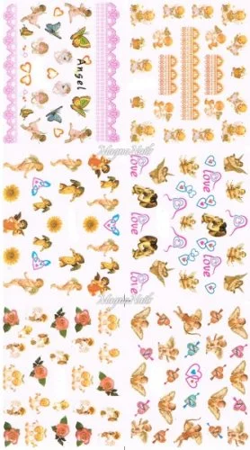 2D Nail Art Sticker