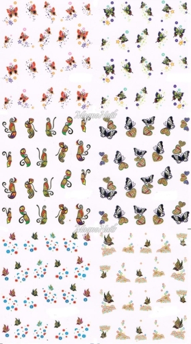 2D Nail Art Sticker