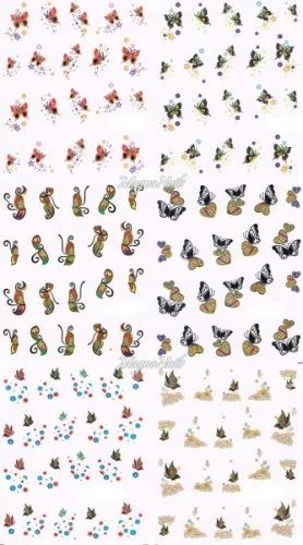2D Nail Art Sticker
