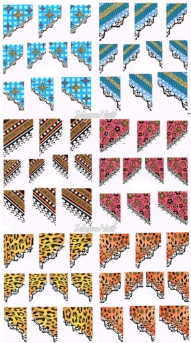 2D Nail Art Sticker