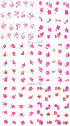 2D Nail Art Sticker