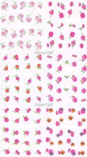 2D Nail Art Sticker