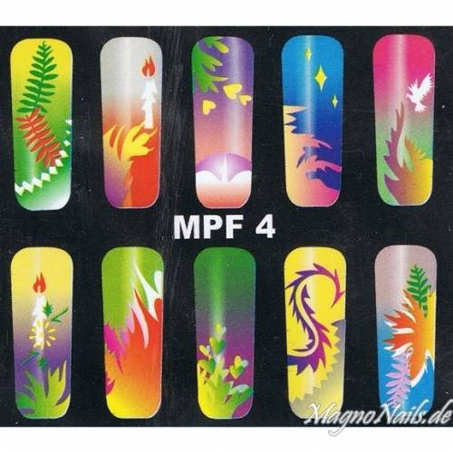 Preview: MPF 4 Airbrush Schablone