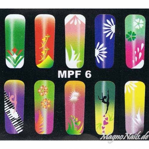 Preview: MPF 6 Airbrush Schablone