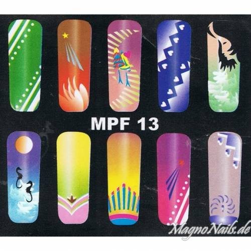 Preview: MPF13 Airbrush Schablone