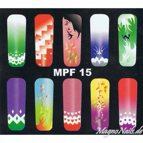 Preview: MPF15 Airbrush Schablone