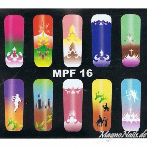 MPF 16 Airbrush Schablone