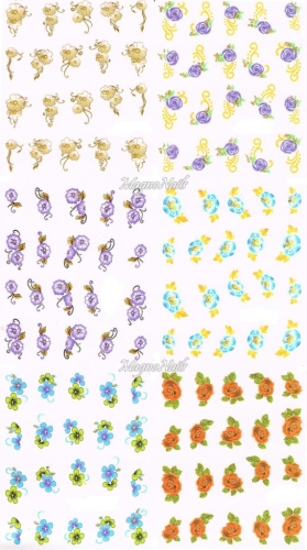 2D Nail Art Sticker