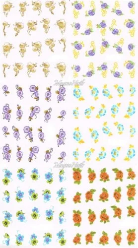 2D Nail Art Sticker