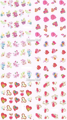 2D Nail Art Sticker