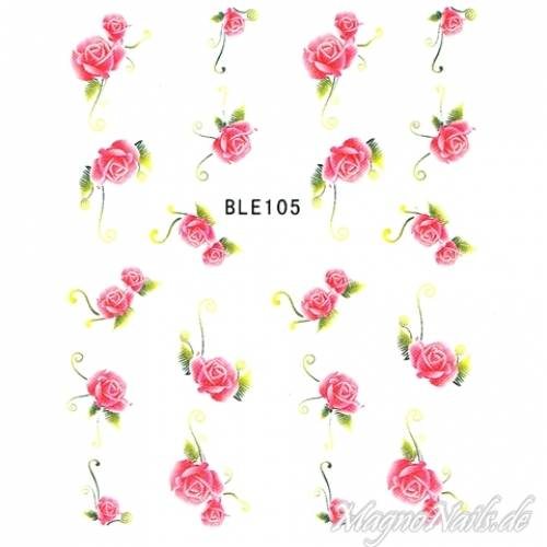2D Nail Art One Stoke Sticker