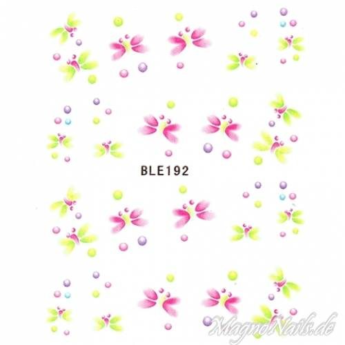 2D Nail Art One Stoke Sticker