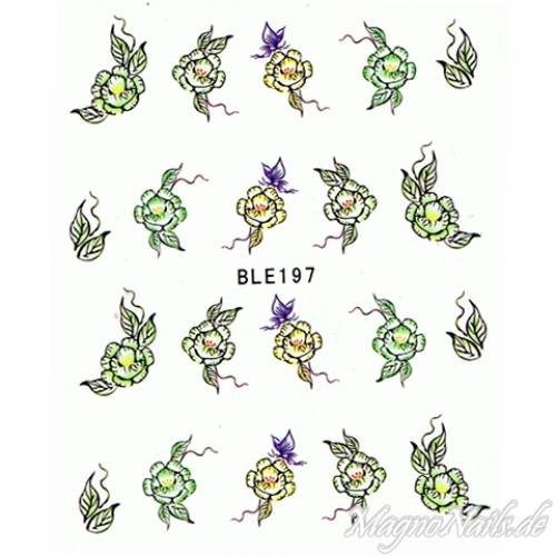 2D Nail Art One Stoke Sticker
