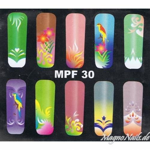 Preview: MPF30 Airbrush Schablone