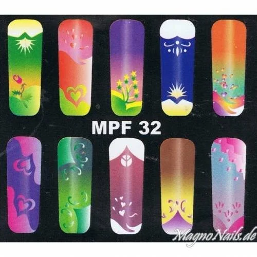MPF 32 Airbrush Schablone