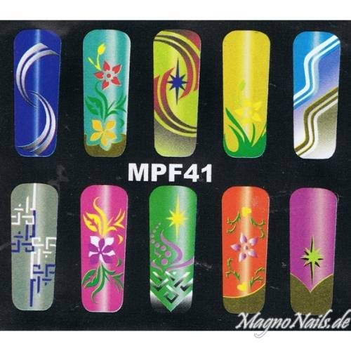 Preview: MPF41 Airbrush Schablone