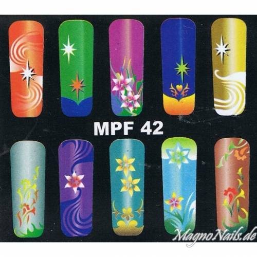 Preview: MPF43 Airbrush Schablone