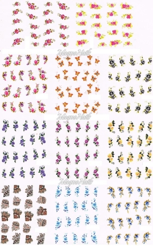 2D Nail Art Sticker