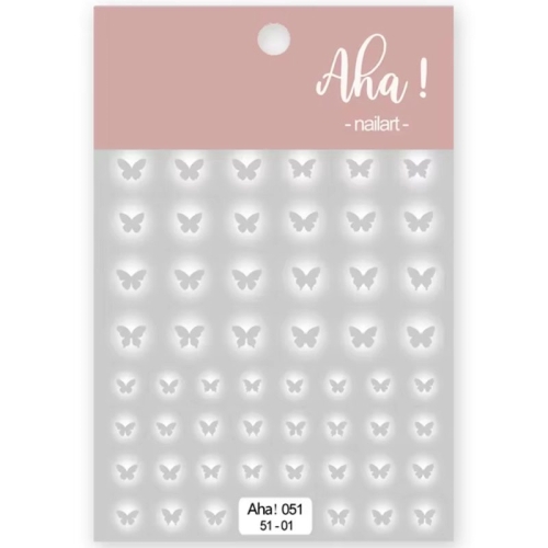 Preview: 2D Nail Art Sticker - Airbrush Style Schmetterling