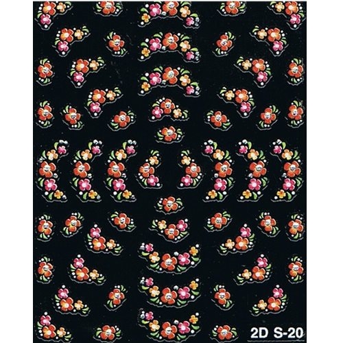 2D Nail Art Sticker