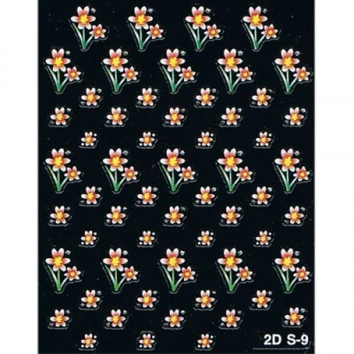2D Nail Art Sticker