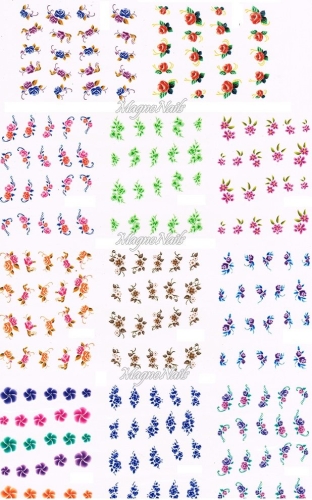 2D Nail Art Sticker