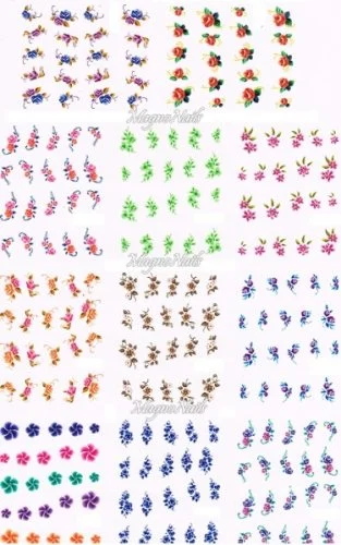 2D Nail Art Sticker