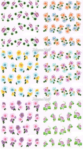 2D Nail Art Sticker