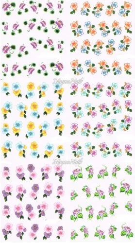 2D Nail Art Sticker