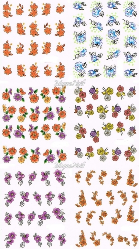 2D Nail Art Sticker