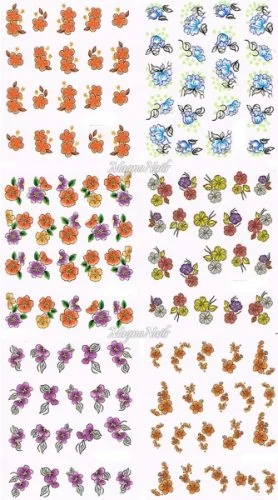 2D Nail Art Sticker