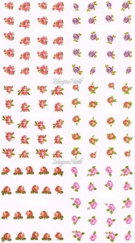 2D Nail Art Sticker